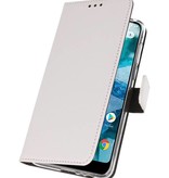 Etuis portefeuille Etui pour Nokia 7.1 Blanc