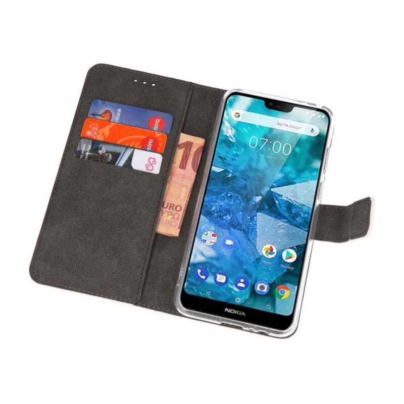 Wallet Cases Case for Nokia 7.1 White
