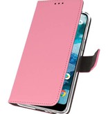 Wallet Cases Case for Nokia 7.1 Pink