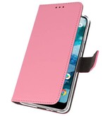 Custodia a Portafoglio per Nokia 7.1 Rosa