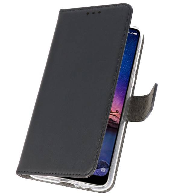 Estuche para fundas billetera para XiaoMi Redmi Note 6 Pro negro