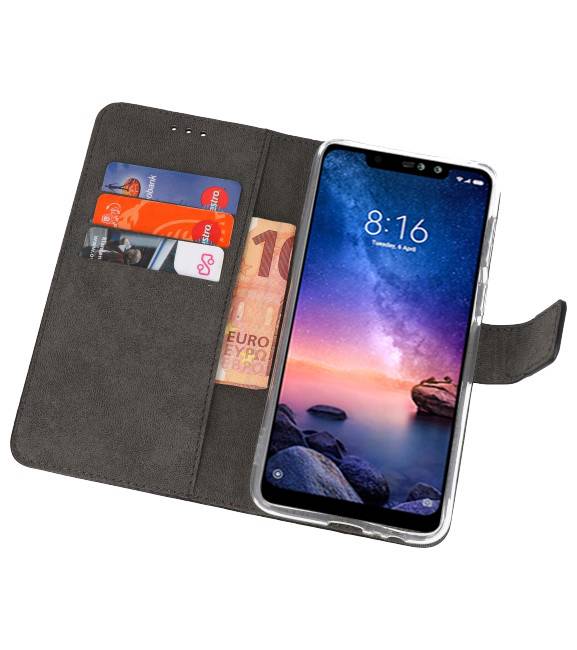 Etuis portefeuille Etui pour XiaoMi Redmi Note 6 Pro Black