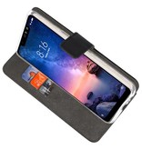 Wallet Cases Hülle für XiaoMi Redmi Note 6 Pro Schwarz