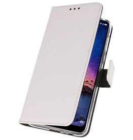 Estuche de billetera para XiaoMi Redmi Note 6 Pro White