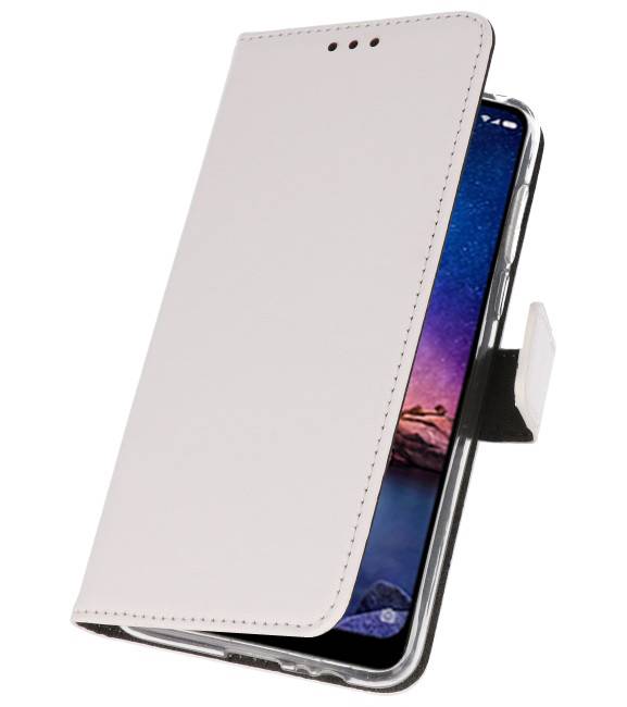 Etuis portefeuille Etui pour XiaoMi Redmi Note 6 Pro White