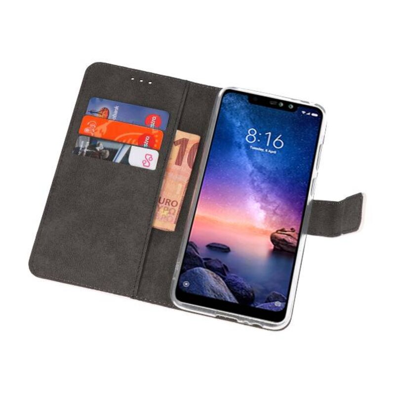 Wallet Cases Case for XiaoMi Redmi Note 6 Pro White