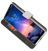 Estuche de billetera para XiaoMi Redmi Note 6 Pro White