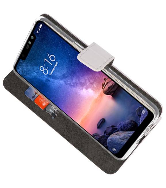 Etuis portefeuille Etui pour XiaoMi Redmi Note 6 Pro White