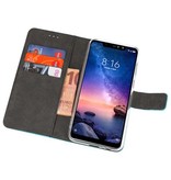 Estuche de billetera para XiaoMi Redmi Note 6 Pro Blue