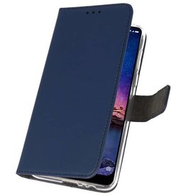 Wallet Cases Hoesje voor XiaoMi Redmi Note 6 Pro Navy