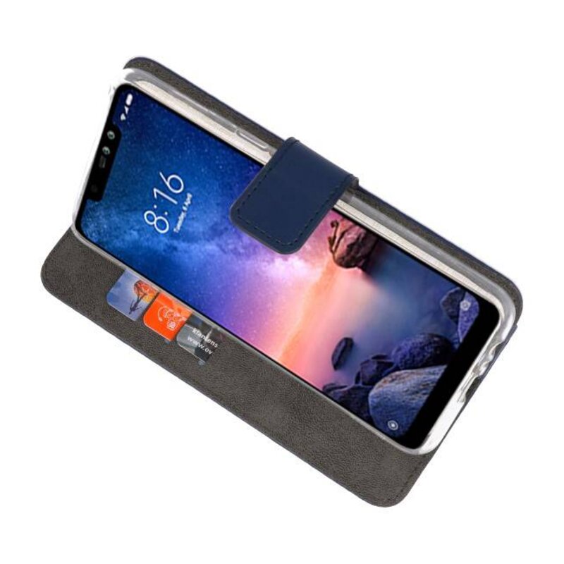 Wallet Cases for XiaoMi Redmi Note 6 Pro Navy