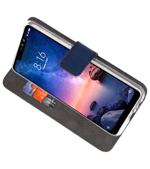 Etuis portefeuille pour XiaoMi Redmi Note 6 Pro Navy