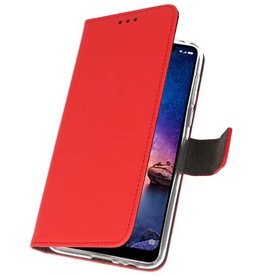 Etuis portefeuille Etui pour XiaoMi Redmi Note 6 Pro Red