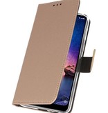 Etuis portefeuille pour XiaoMi Redmi Note 6 Pro Gold