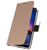 Etuis portefeuille pour XiaoMi Redmi Note 6 Pro Gold