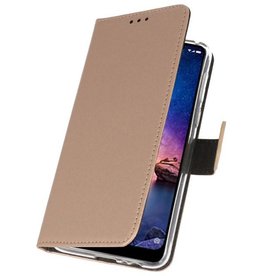 Etuis portefeuille pour XiaoMi Redmi Note 6 Pro Gold