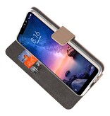Etuis portefeuille pour XiaoMi Redmi Note 6 Pro Gold