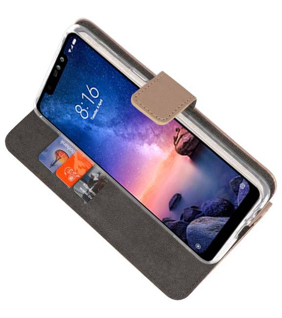 Wallet Cases für XiaoMi Redmi Note 6 Pro Gold