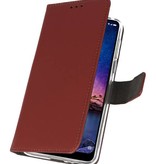 Wallet Cases Hoesje voor XiaoMi Redmi Note 6 Pro Bruin