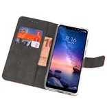 Etuis portefeuille Etui pour XiaoMi Redmi Note 6 Pro Brown