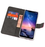 Etuis portefeuille Etui pour XiaoMi Redmi Note 6 Pro Pink