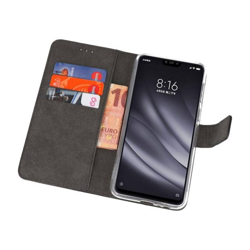 Funda Cartera para XiaoMi Mi 8 Lite Negro