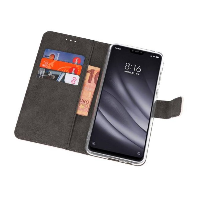 Etuis portefeuille pour XiaoMi Mi 8 Lite White
