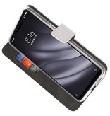 Wallet Cases Hoesje voor XiaoMi Mi 8 Lite Wit