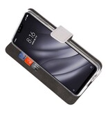 Wallet Cases Hoesje voor XiaoMi Mi 8 Lite Wit