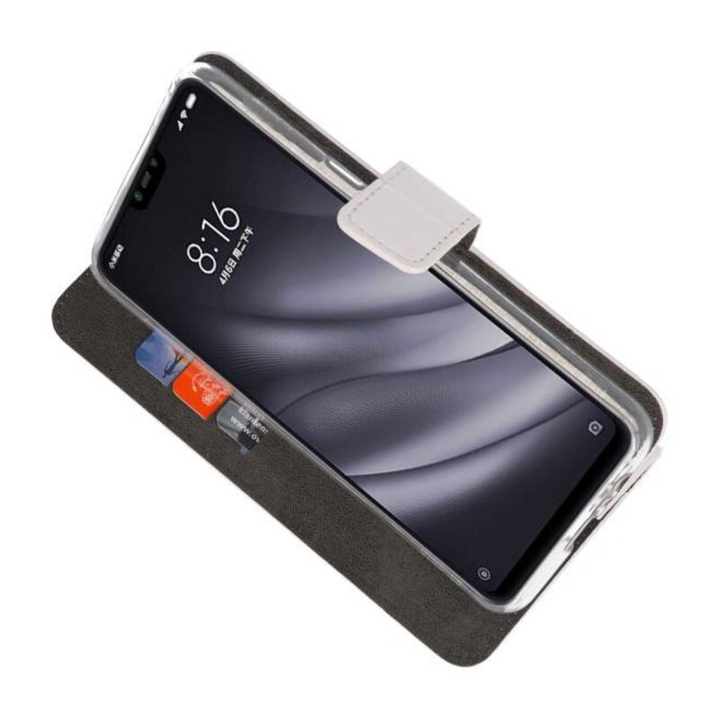 Etuis portefeuille pour XiaoMi Mi 8 Lite White