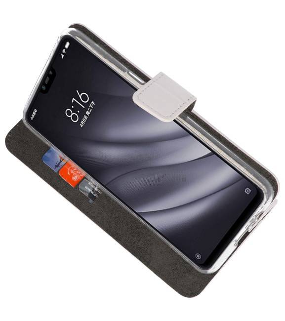 Etuis portefeuille pour XiaoMi Mi 8 Lite White