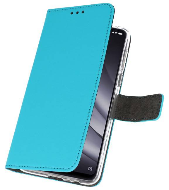 Wallet Cases Hoesje voor XiaoMi Mi 8 Lite Blauw