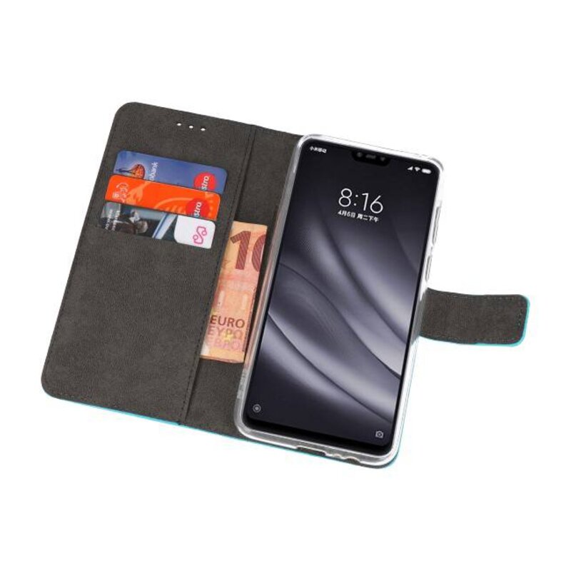 Etuis portefeuille Etui pour XiaoMi Mi 8 Lite Blue