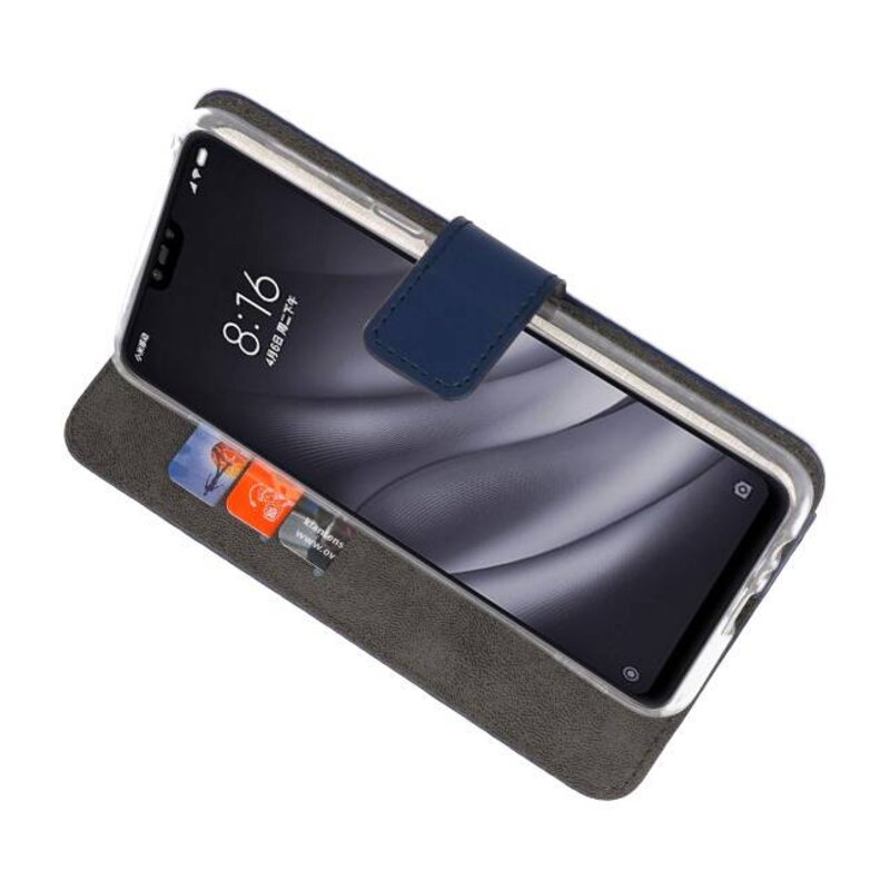 Wallet Cases Case for XiaoMi Mi 8 Lite Navy