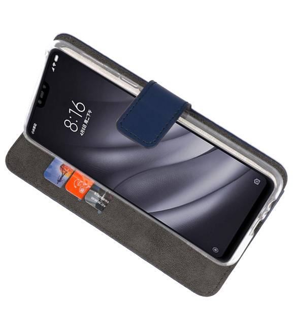 Wallet Cases Tasche für XiaoMi Mi 8 Lite Navy