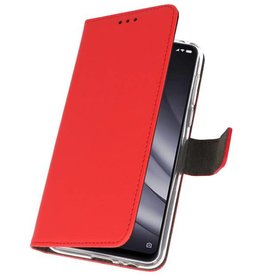 Funda Cartera para XiaoMi Mi 8 Lite Rojo