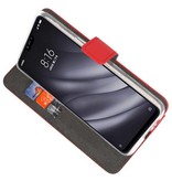 Wallet Cases Hoesje voor XiaoMi Mi 8 Lite Rood