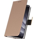 Wallet Cases Hülle für XiaoMi Mi 8 Lite Gold