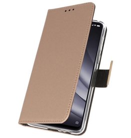 Wallet Cases Hülle für XiaoMi Mi 8 Lite Gold