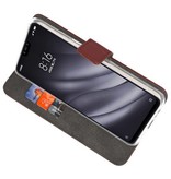 Wallet Cases Hoesje voor XiaoMi Mi 8 Lite Bruin