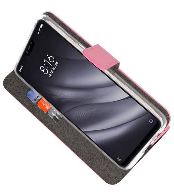 Wallet Cases Hülle für XiaoMi Mi 8 Lite Pink