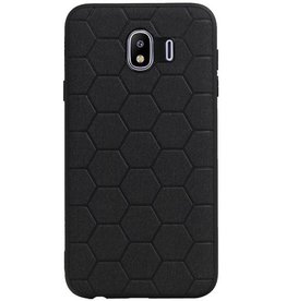 Hexagon Hard Case für Samsung Galaxy J4 Schwarz