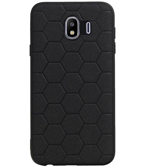 Étui rigide hexagonal pour Samsung Galaxy J4 noir