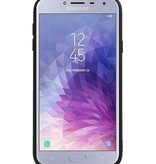 Étui rigide hexagonal pour Samsung Galaxy J4 bleu
