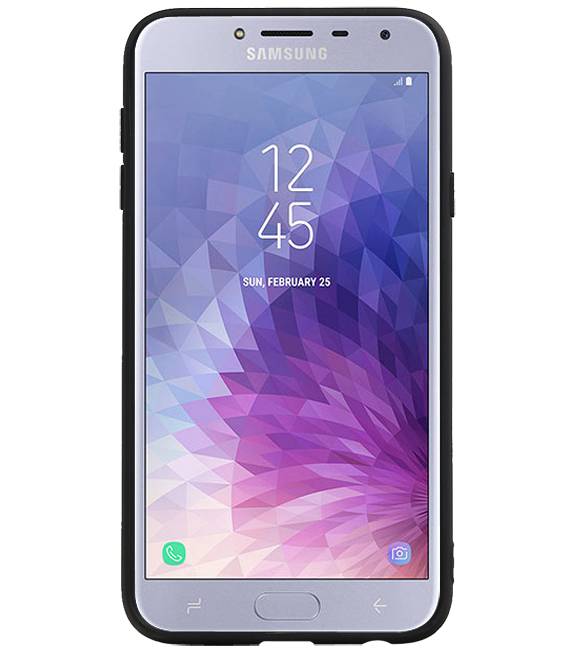 Estuche rígido hexagonal para Samsung Galaxy J4 Marrón