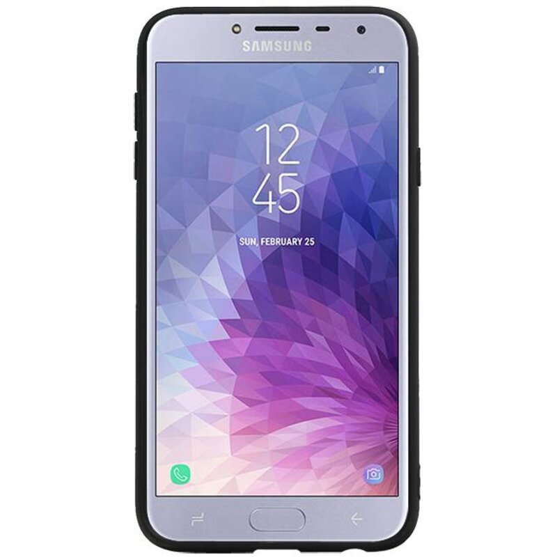 Étui rigide hexagonal pour Samsung Galaxy J4 gris