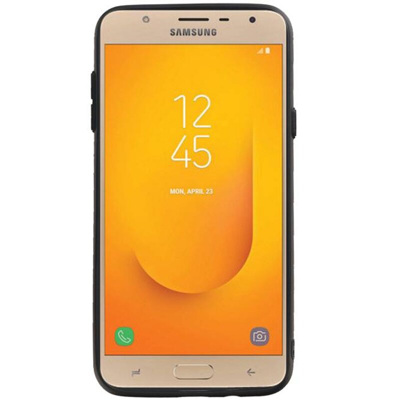 Étui rigide hexagonal pour Samsung Galaxy J7 Duo Noir