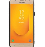 Étui rigide hexagonal pour Samsung Galaxy J7 Duo Bleu