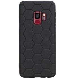 Hexagon Hard Case voor Samsung Galaxy S9 Zwart