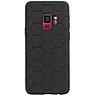 Estuche rígido hexagonal para Samsung Galaxy S9 negro